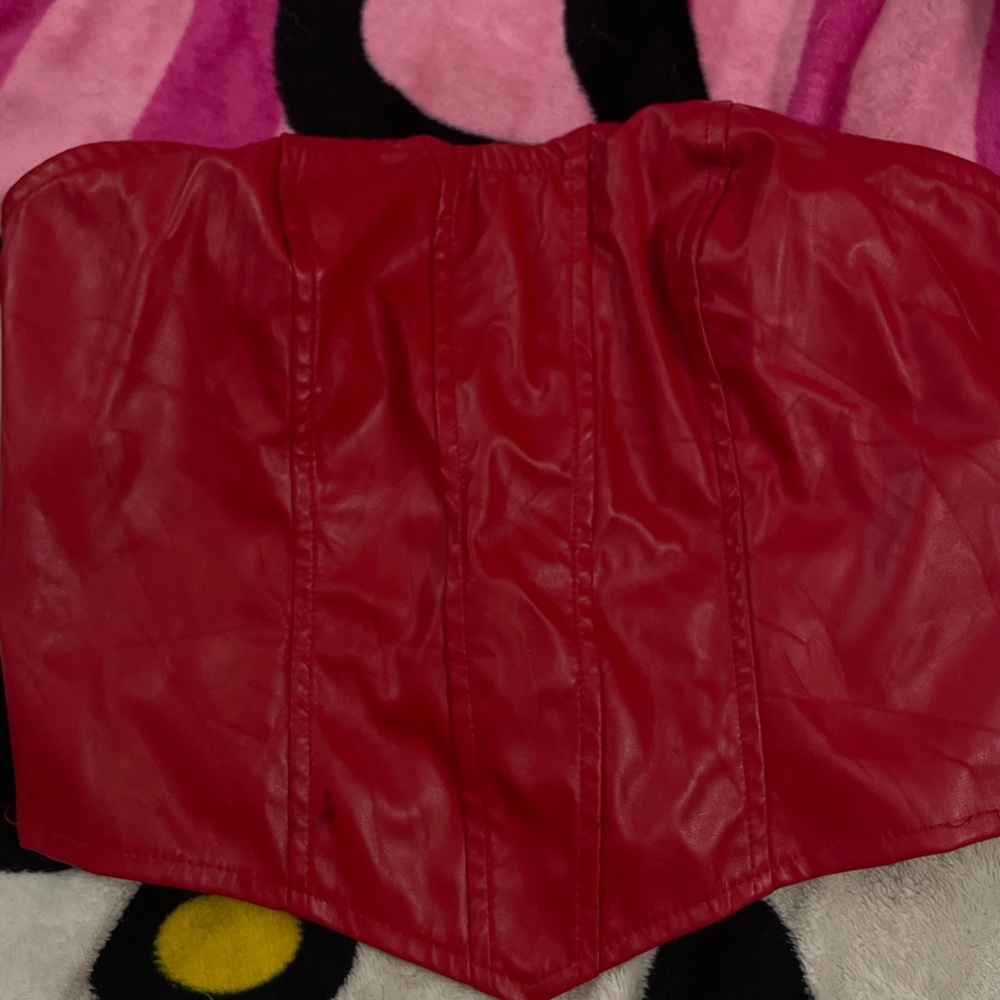 Elegant Red Women's Corset